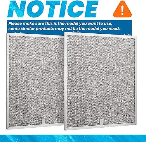 Miniatura 3 de ANTOBLE Filtro de grasa para campana extractora compatible con Broan Nutone Kenmore S99010430-002, 99010430-002, filtros de grasa de aluminio