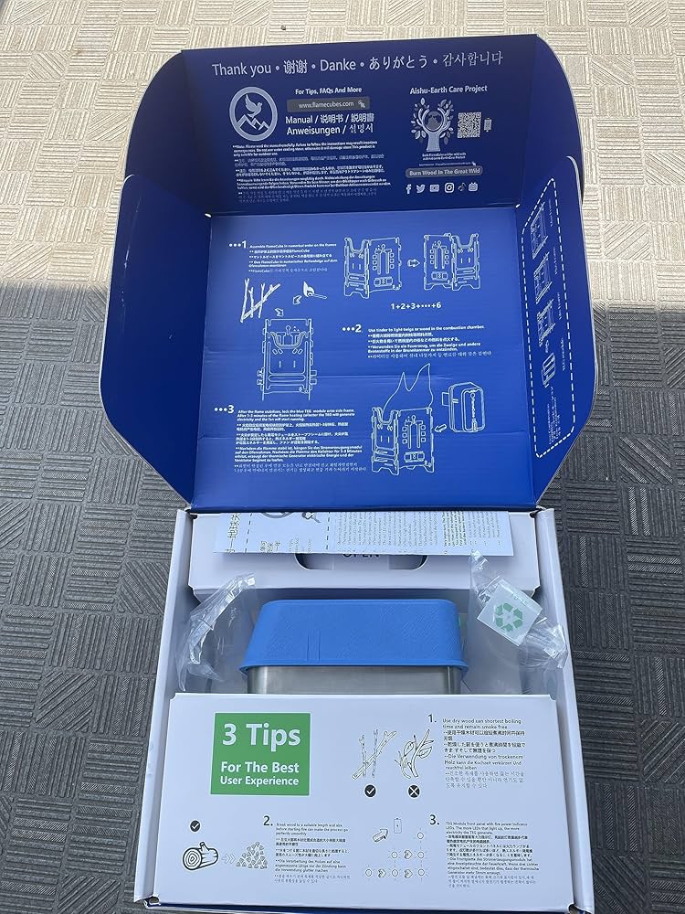 Flame Cube Lite第二世代 Amazon.co.jp: Flame Cube Lite第二世代 火力発電 薪ストーブ