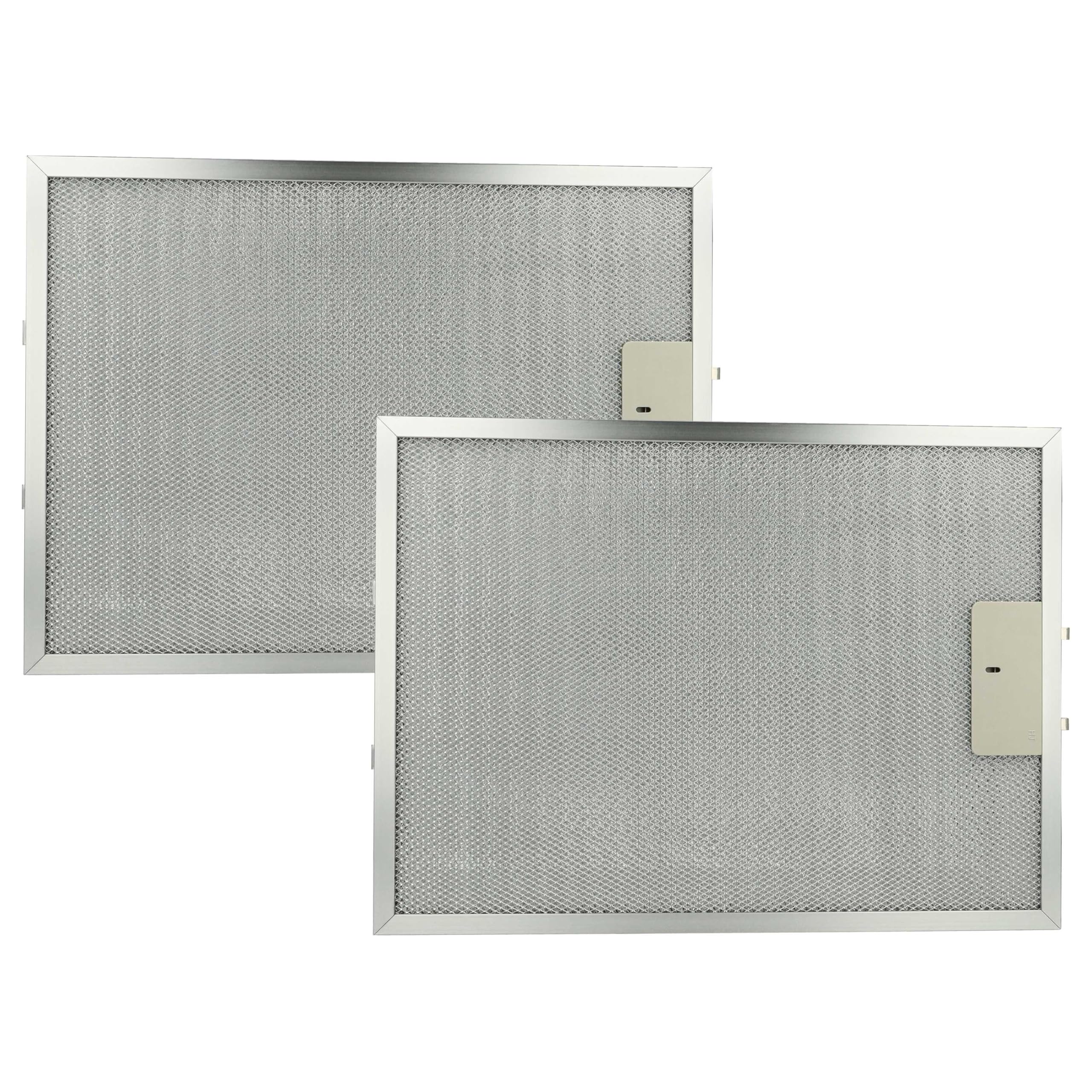 vhbw 2x Filtro metálico de grasa compatible con AEG DU 4161-M 94212274400