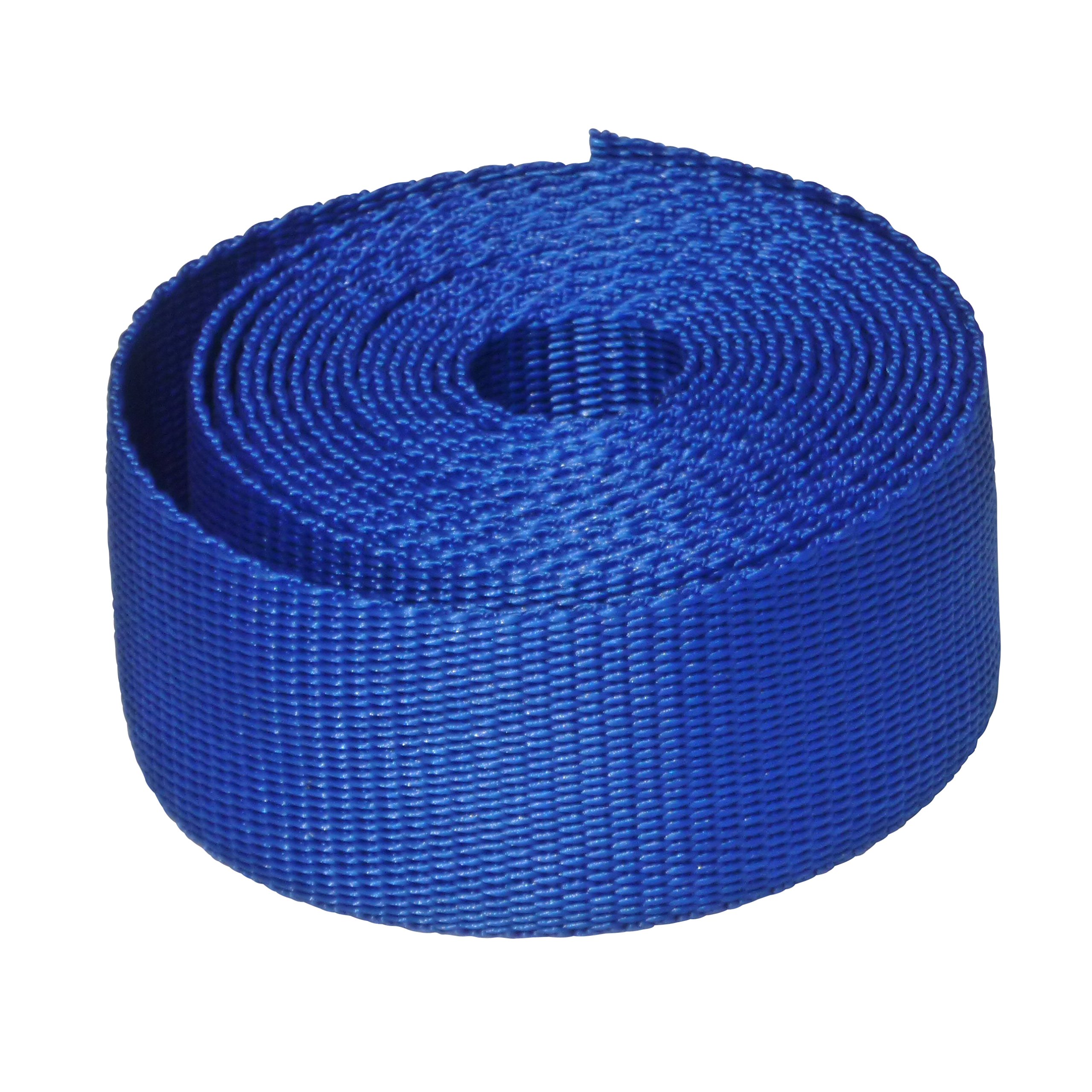 38mm Polypropylene Webbing (Blue, 5 Metres)