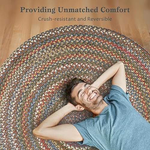 Miniatura 5 de RRI Home Decor Chelsea - Alfombra de área 6 pies bronce