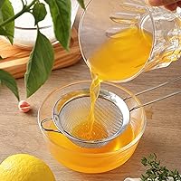 Vista 8 de 2 Pack Fine Mesh Strainers, Mini Stainless Steel Strainer with Handle for Kitchen, Metal Sieve Sifters for Straining Tea, Matcha, Cocktail, Juice