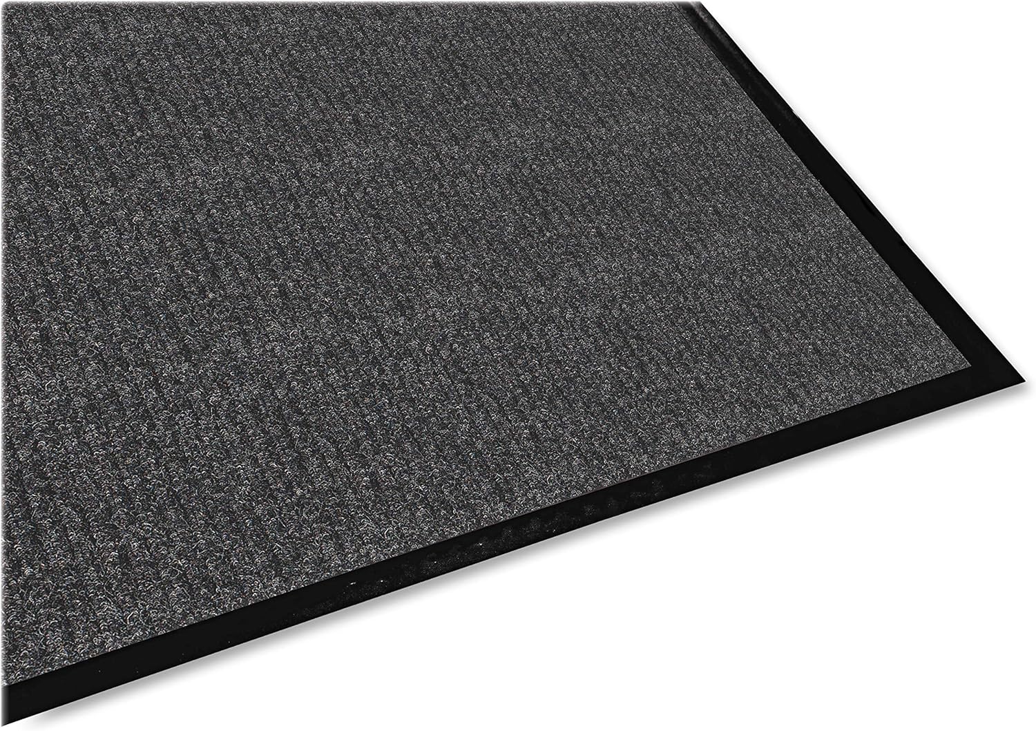 Genuine Joe Indoor Mat, Vinyl Backing, 3 by 5-Feet, Charcoal