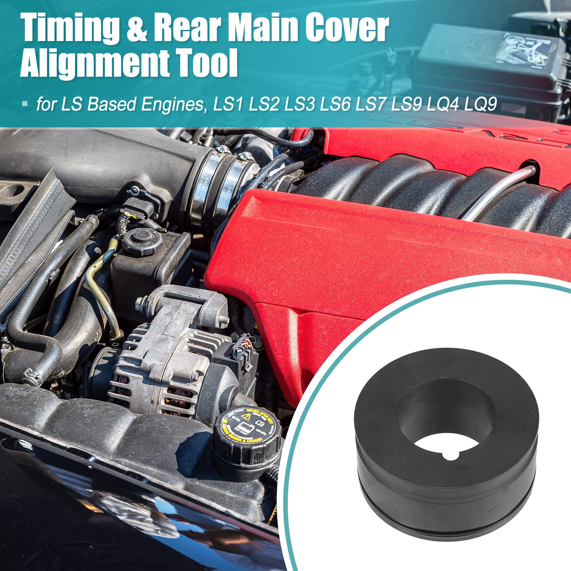 Seal Installer Tool X AUTOHAUX LS Engine Timing Cover Set - Rear Main ...