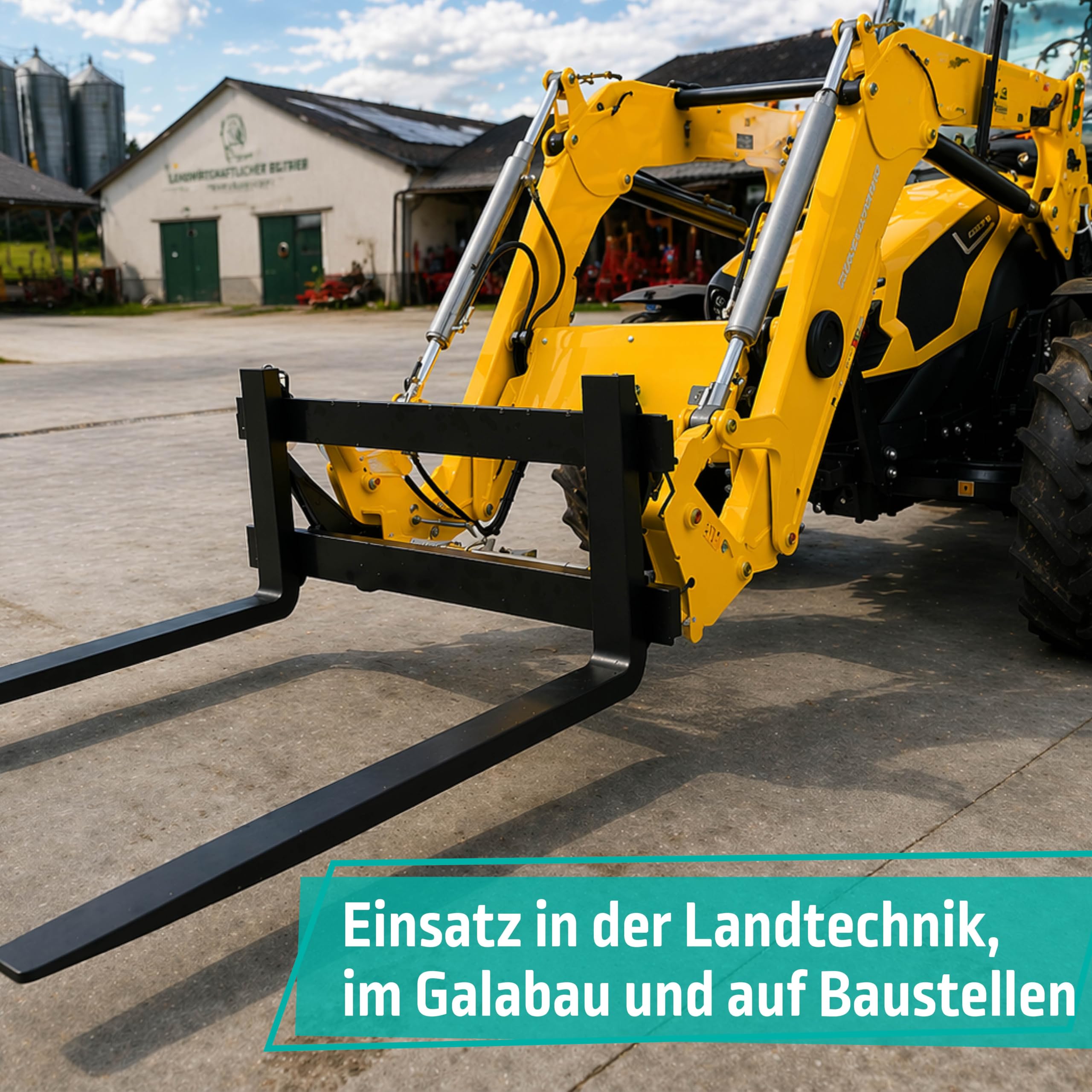 Palettengabel für Radlader und Traktor, EURO-Aufnahme, 1600 - 2500 kg (2500 kg)