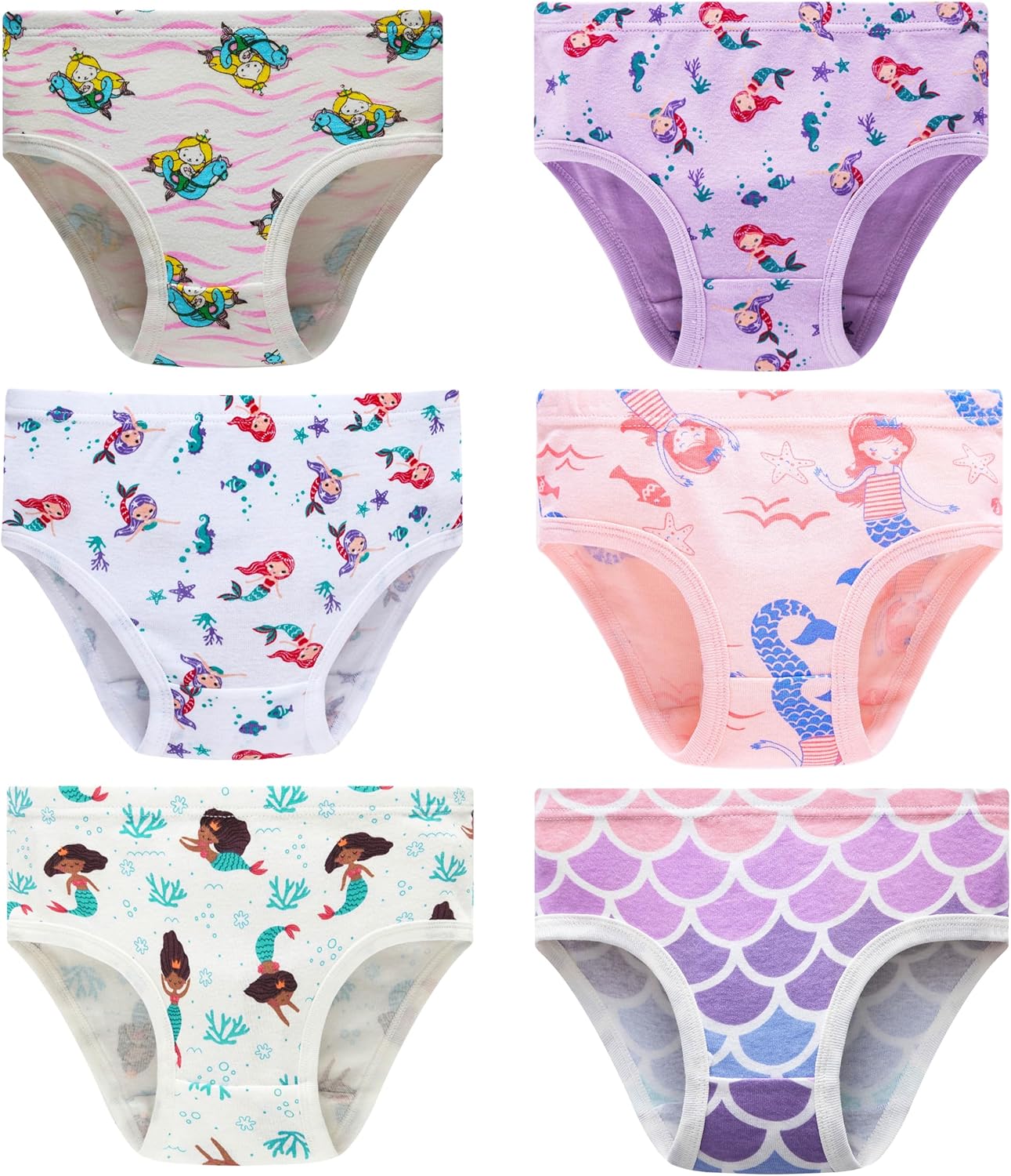 Cadidi Dinos Girls' Soft Cotton Breathable Underwear