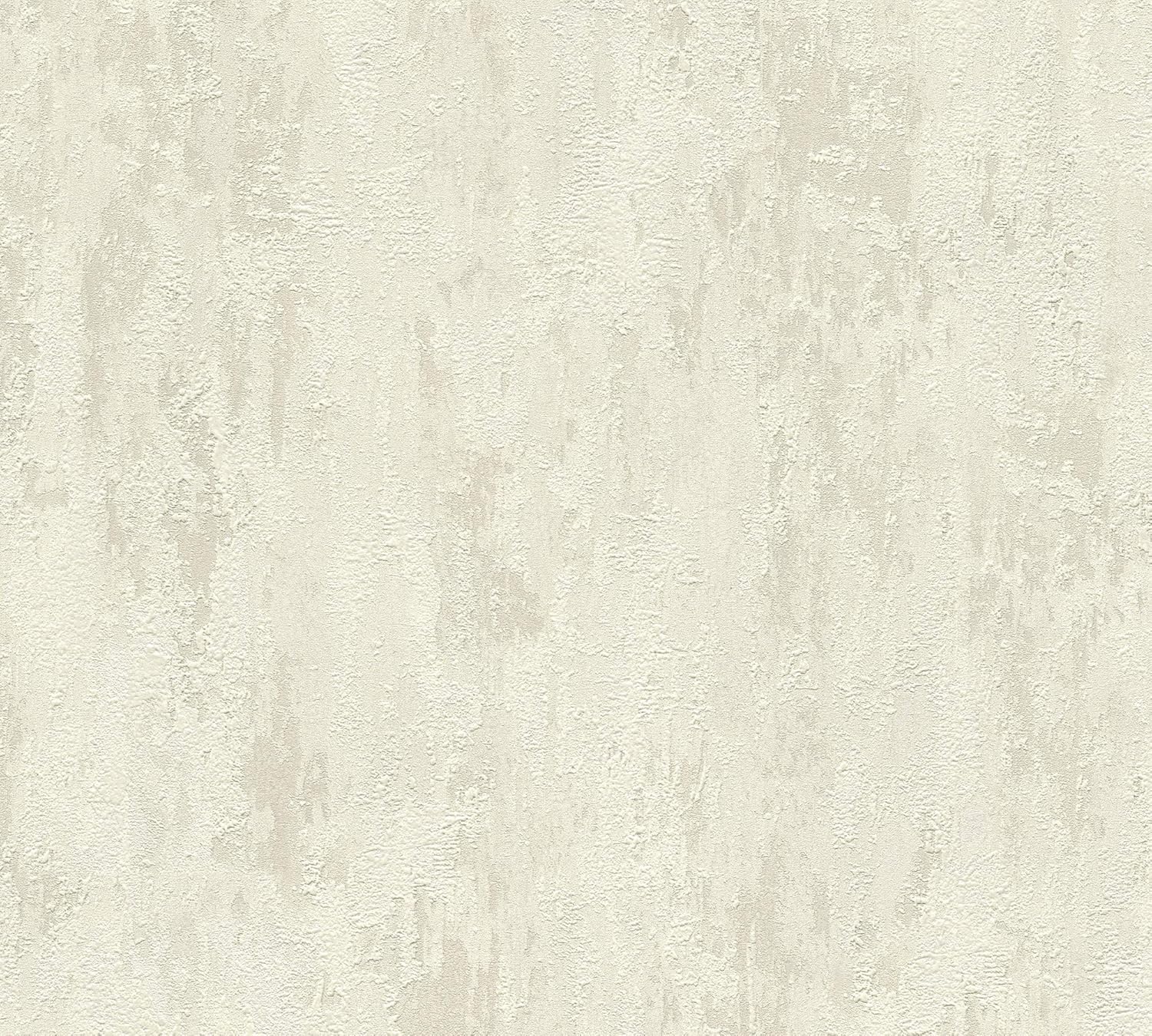 A.S. Création Plain Wallpaper Trendwall 2 Non-Woven Wallpaper 10.05 m x 0.53 m Beige Creme Gold Made in Germany 326514 32651-4