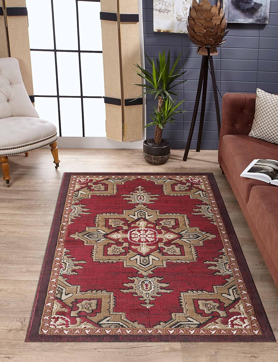 ECM. Majestic Indoor Area Office Rug for Room 8X10' Feet