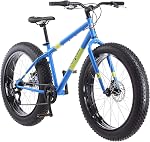 Mongoose Dolomite 26" Bicyclette à pneus gros de roue pour homme, bleu, 18" Taille du cadre