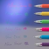 Pentel Arts Solar Pop Neon Gel Pen, 0.6mm Fine Line, Assorted Colors, Pack of 8 (K96PABP8M) – view 8