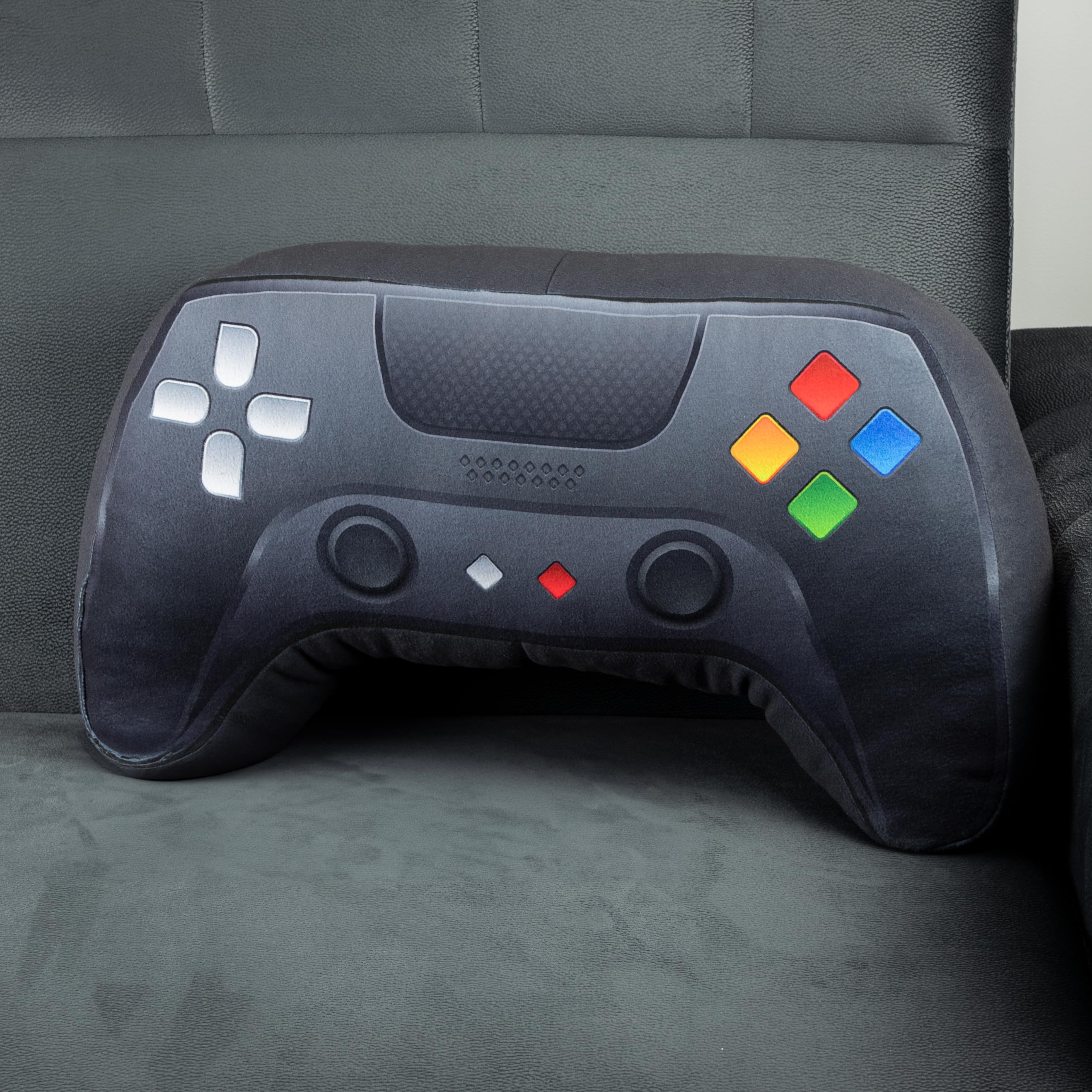 Froster Cuscino Controller Gigante, Cuscino Videogame 64x35 cm, Joystick, Regalo per Gamer, Ragazzo, Adolescente, Gaming Gadget Nerd, Videogiocatore, Play Videogiochi, Game