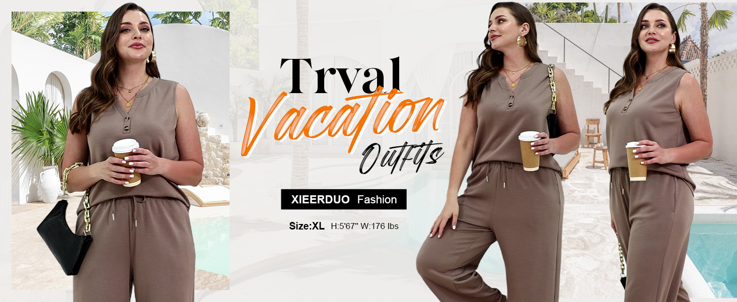 Amazon.com: XIEERDUO Summer Outfits for Women 2026 Spring Two