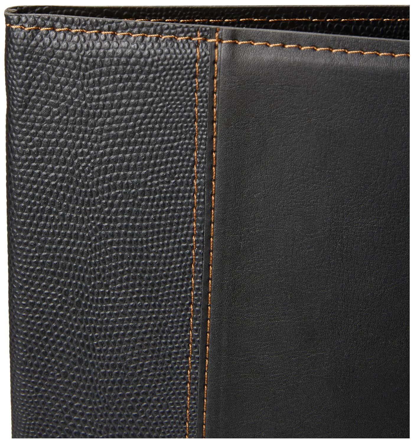 Securit Trendy Faux Leather A4 Beverage Menu Holder with 2 Double-Sided Inserts, Black (MC-TRWC-BL)