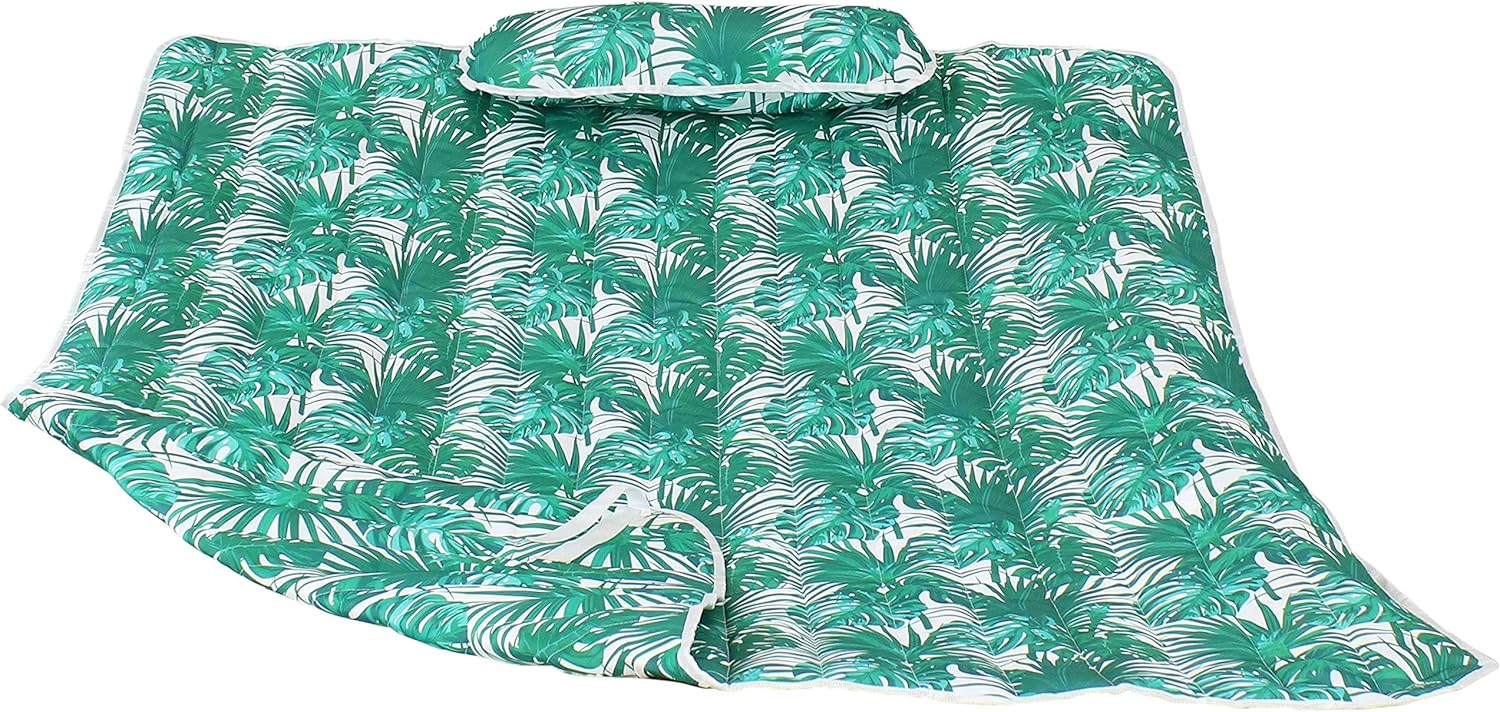 Sunnydaze Polyester Quilted Hammock Pad and Pillow Set
