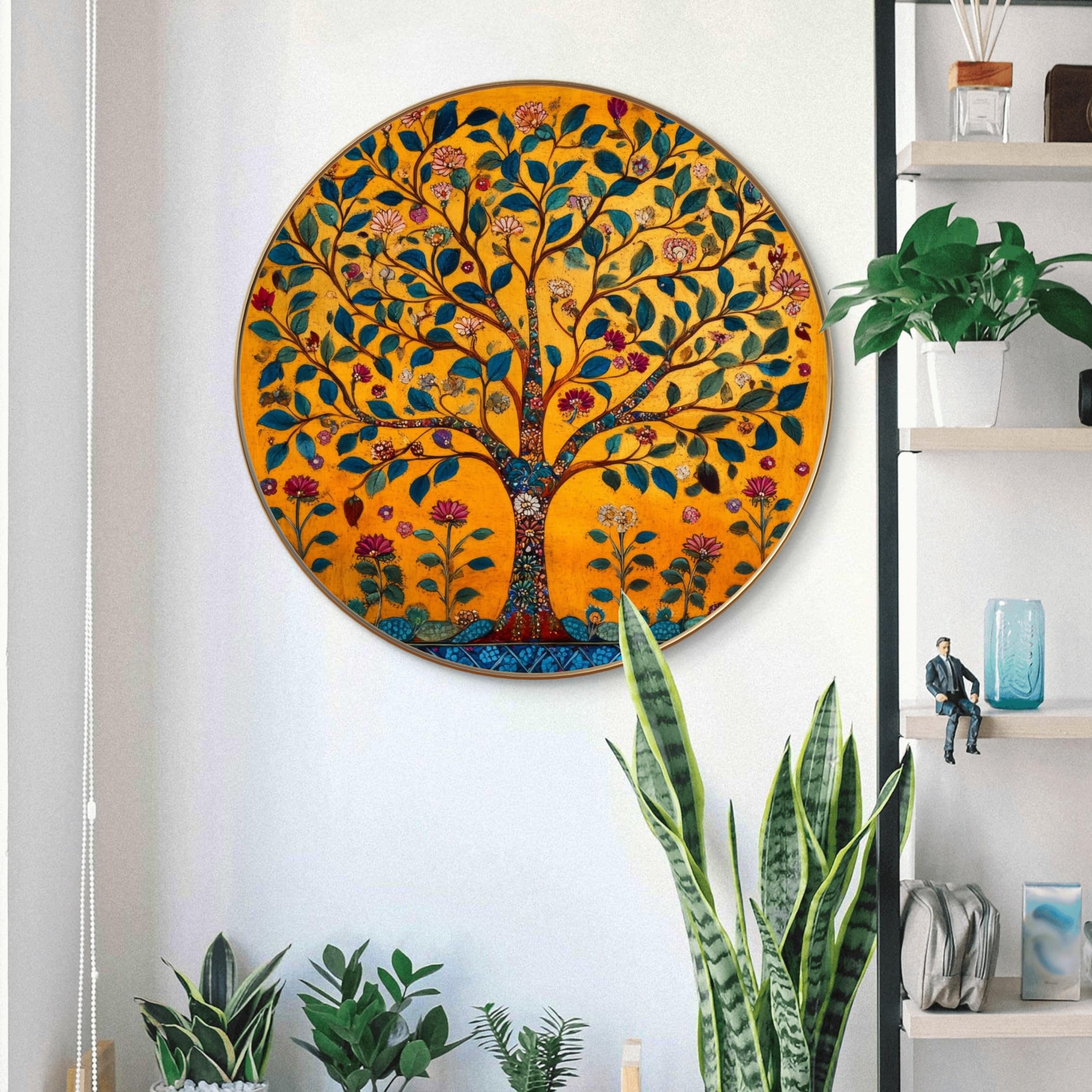 Vibrant Tree of Life Painting - Boho Wall Art -5 Vibrant Tree of Life Painting - Boho Wall Art -5