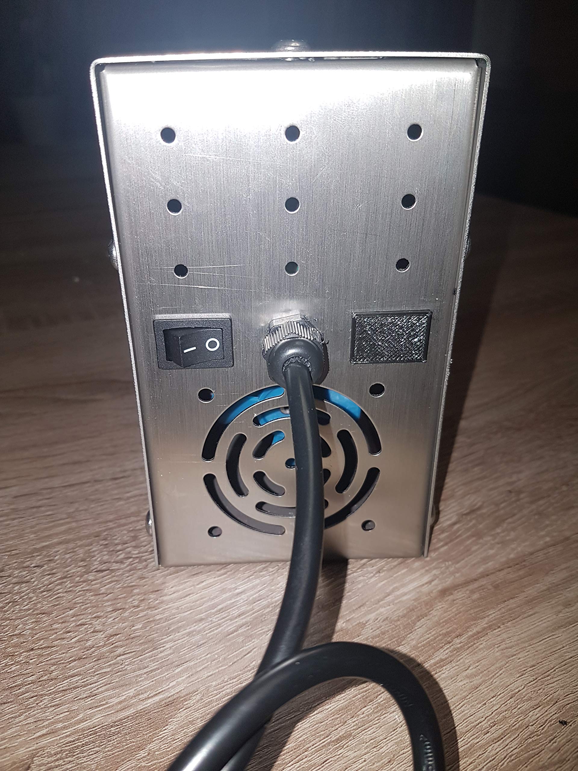 2,1 U/Min im Edelstahlgehäuse mit VA Spießbuchse,Grillmotor bis 100Kg Grillgut