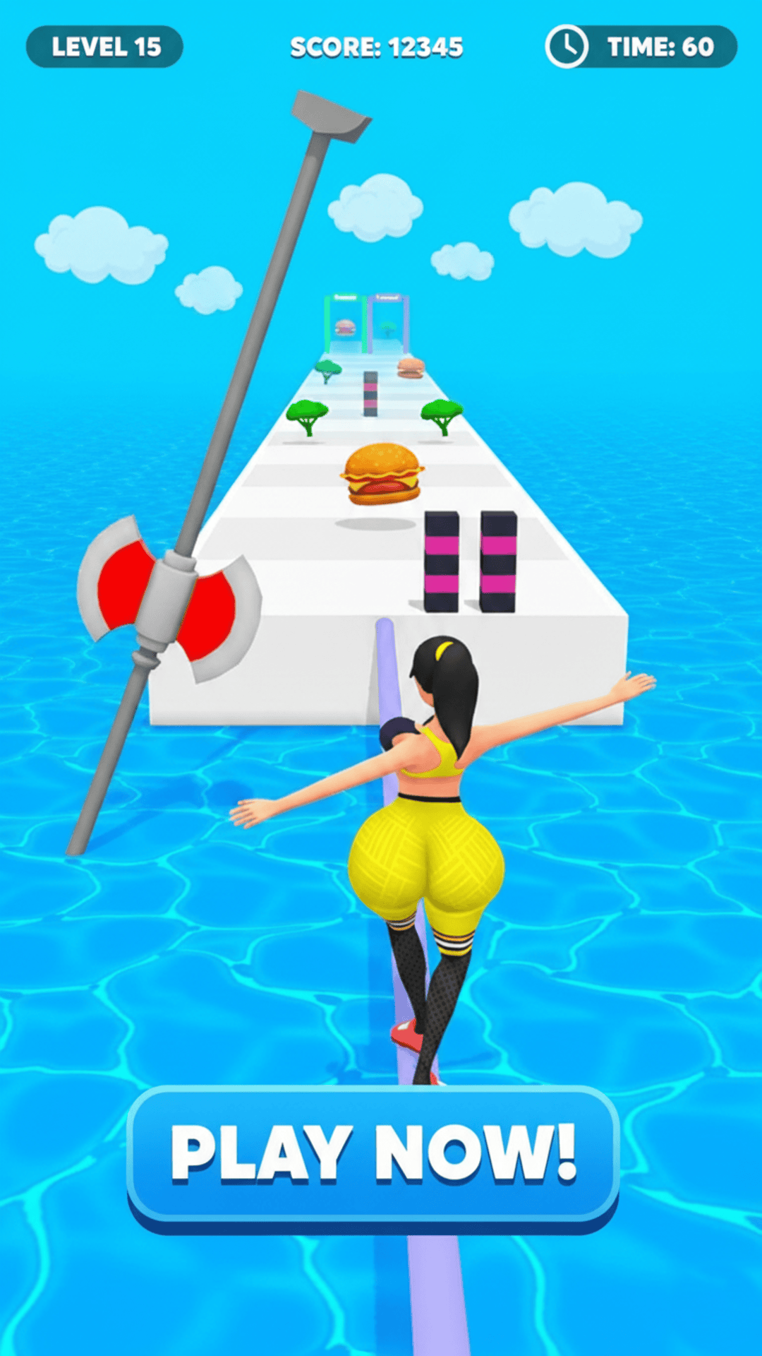 Twerk Race Running Games: Epic Ragdoll Fighter - Fat Body Runner - Twerking Battle Epic - CatWalk Booty Dash - Junk Food Eating Challenge