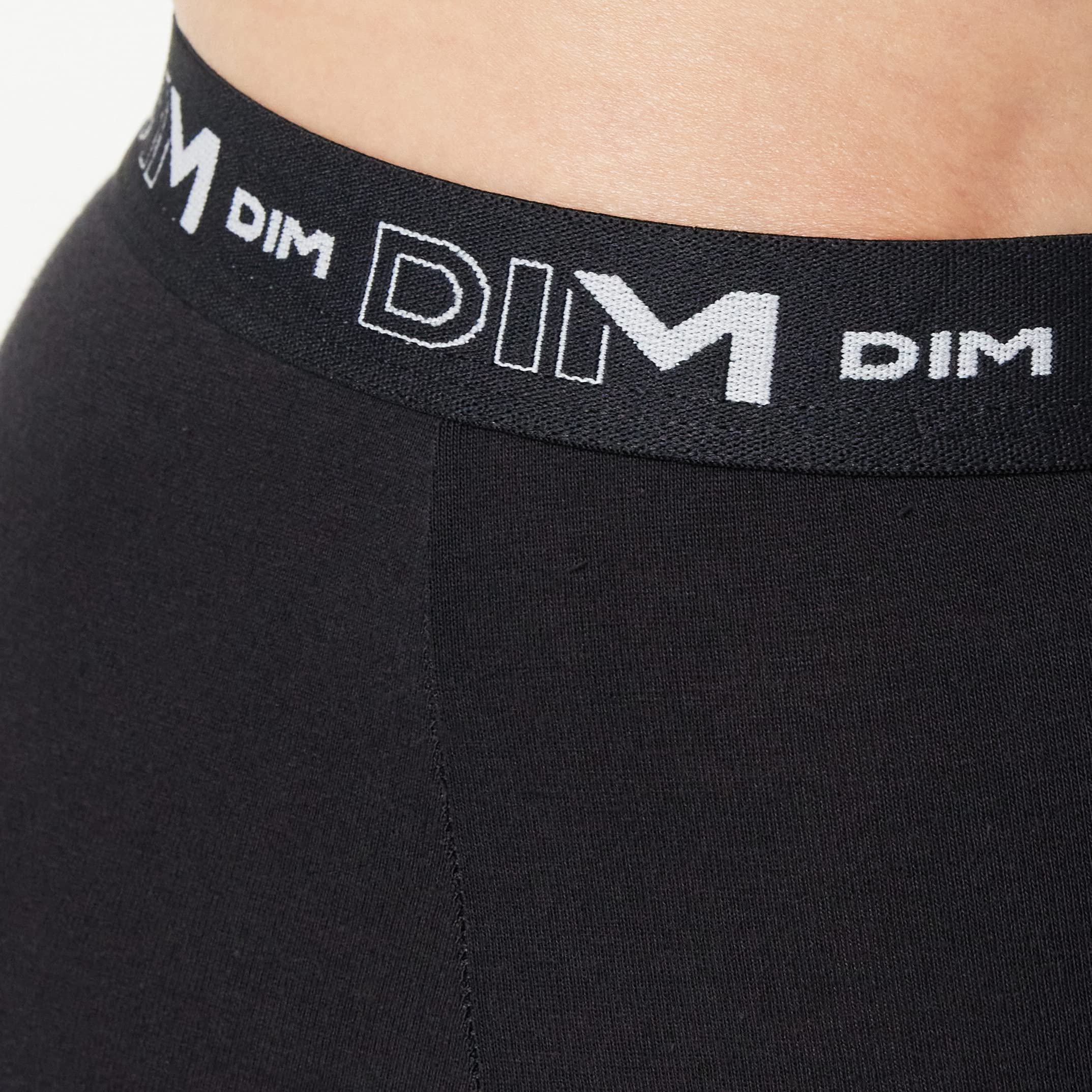 DIM Lot de 6 Boxers Homme | Coton Stretch Respirant | Maintien Optimal | sans Étiquette