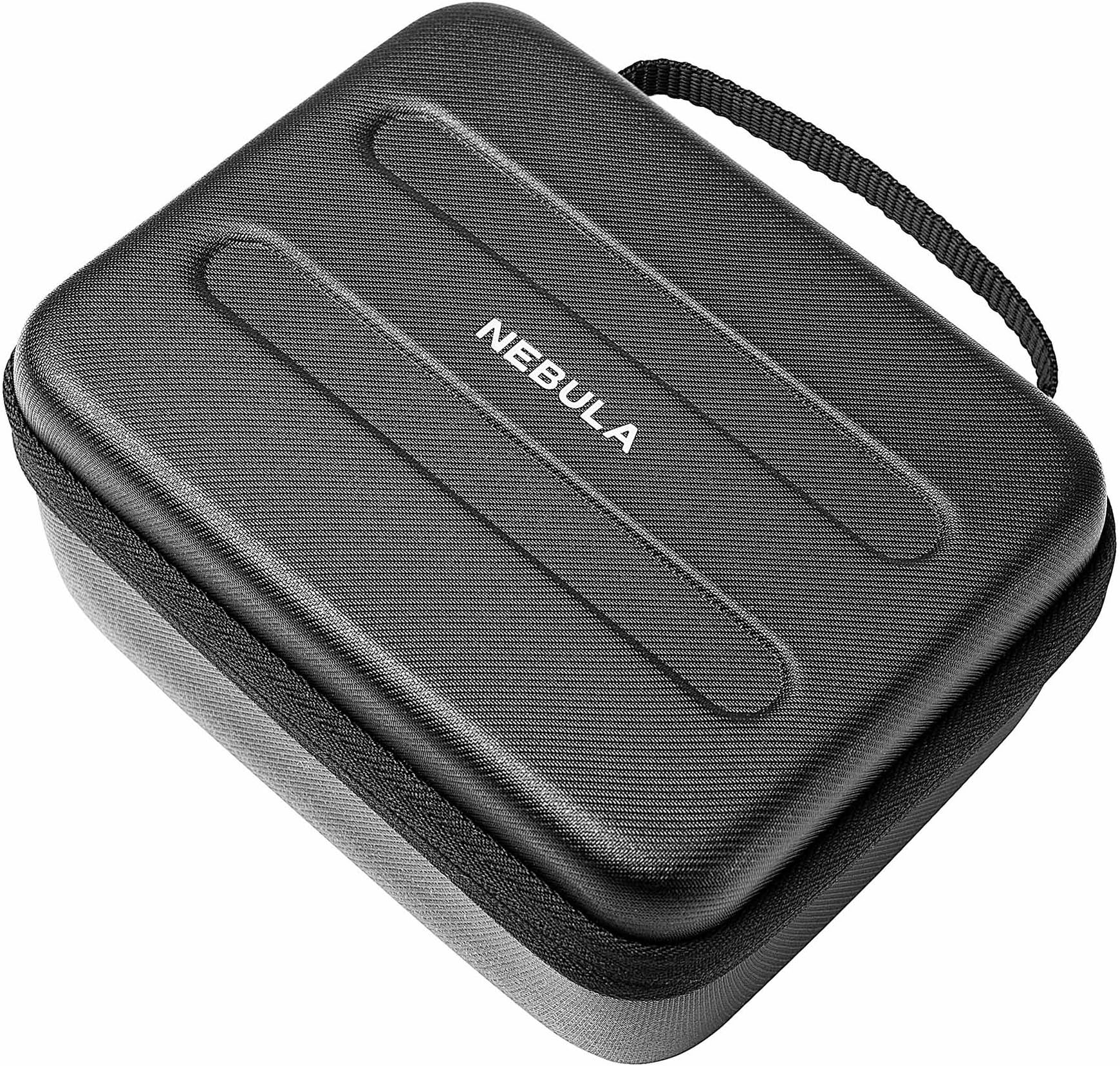 NEBULA Anker Capsule Official Travel Case for Capsule Pocket Projector,Polyurethane Leather, Soft Ethylene-Vinyl Acetate Material, and Splash-Resistance Premium Protection Projector Carry Case