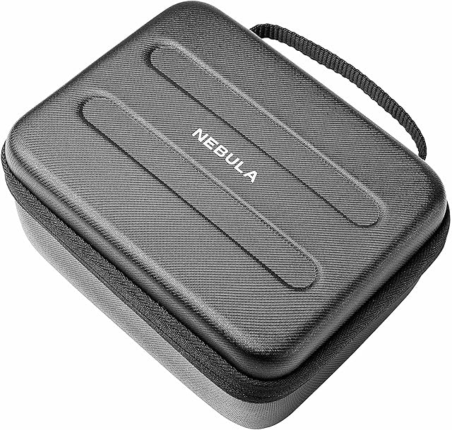 NEBULA Capsule Official Travel Case, Customized for Nebula Capsule Pocket Projector, with PU Leather, Soft EVA Material, and Splash-Resistance Premium Protection Projector Carry Case