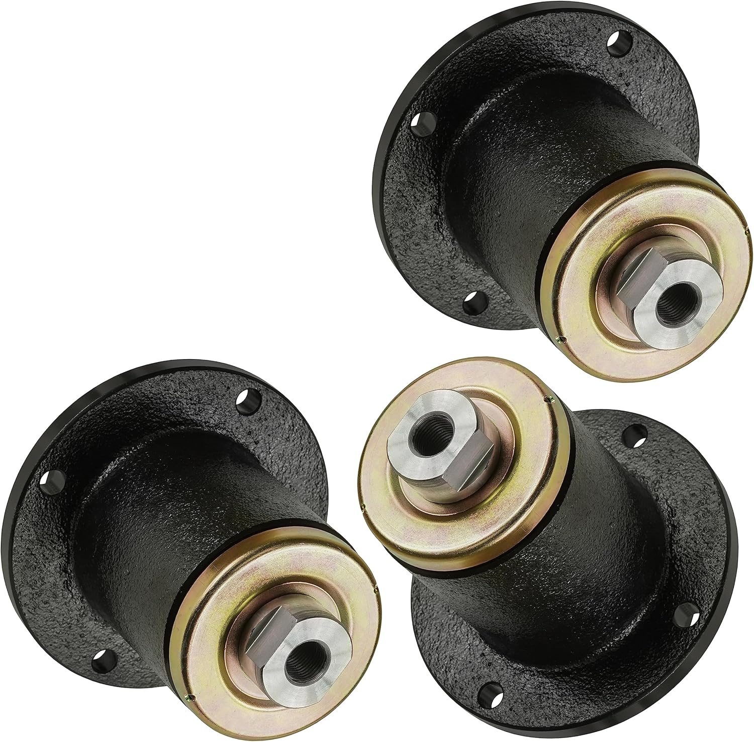 Caltric 3 x Spindle Assembly Compatible with Bad Boy 037-6015-00 037601500 037-6015-50 037601550