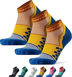 Thirty48 PRU Compression Low Cut Running Socks Men Women - 15-20mmHg Graduated Support, Moisture Wicking, Blister Prevention
