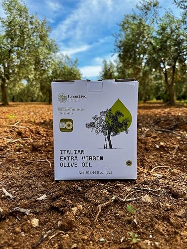 Miniatura 7 de Tunnaliva EVO Oil - Aceite de Oliva Virgen Extra Italiano - 100% Nocellara del Belice - IGP Sicilia - 101,44 fl oz Bolsa en caja