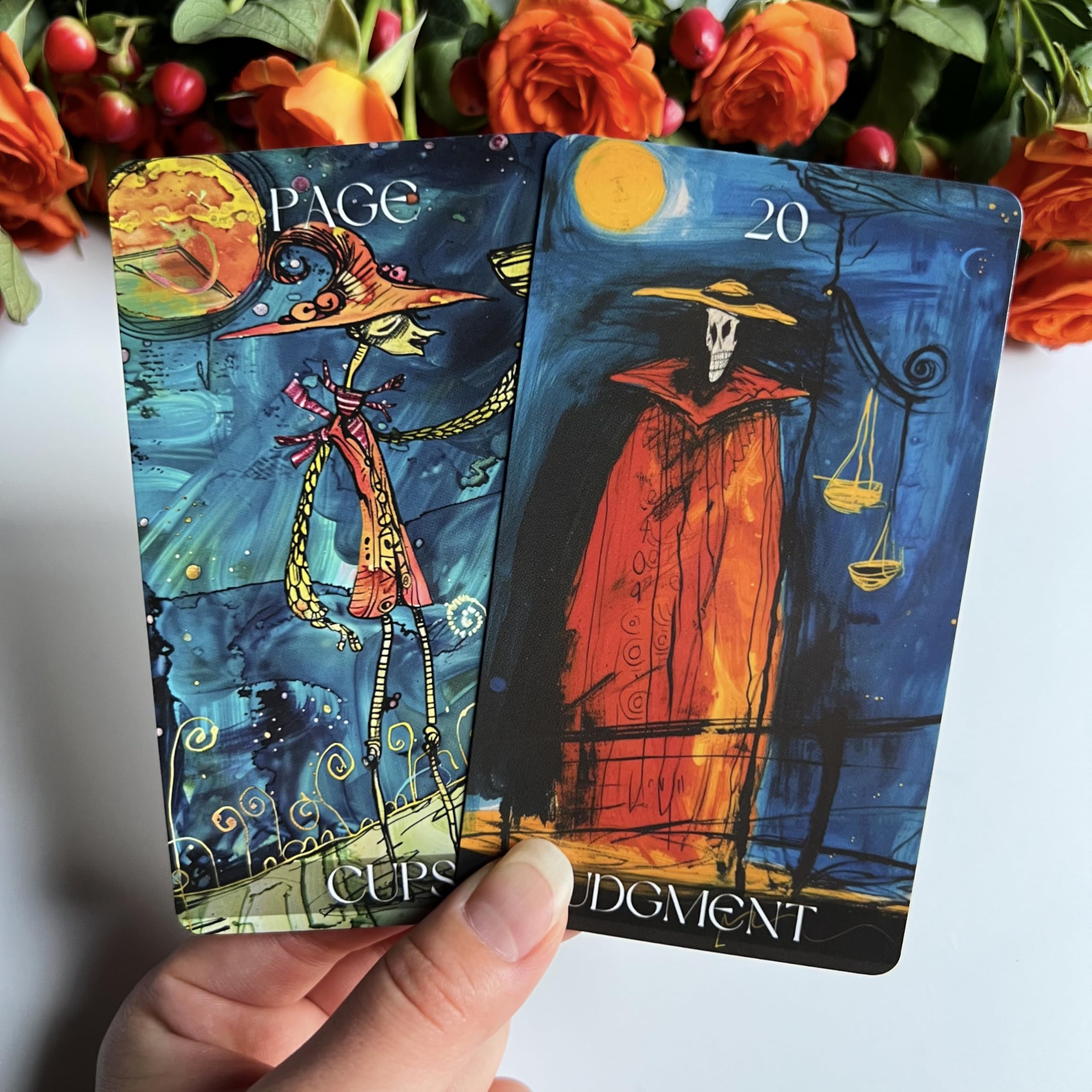 Graffiti Tarot Deck, Einzigartige Tarotkarten für Anfänger, Wahrsagerkarten