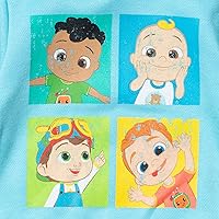 Vista 4 de CoComelon Nico Tomtom Cody JJ - Sudadera con capucha y forro polar para bebés a niños pequeños