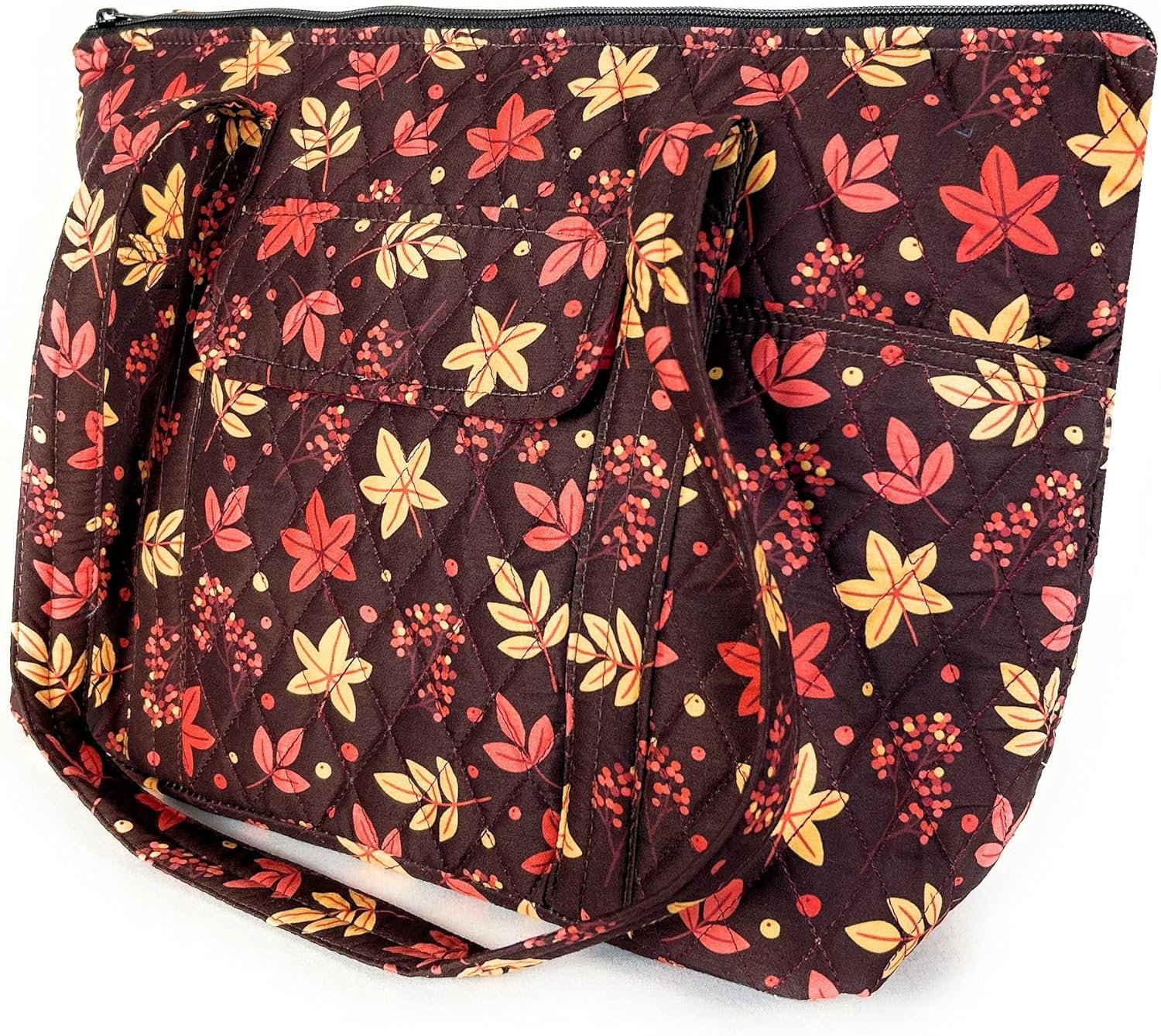 Quilted Handbag Purse Shoulder Bag Pocketbook - Image 6