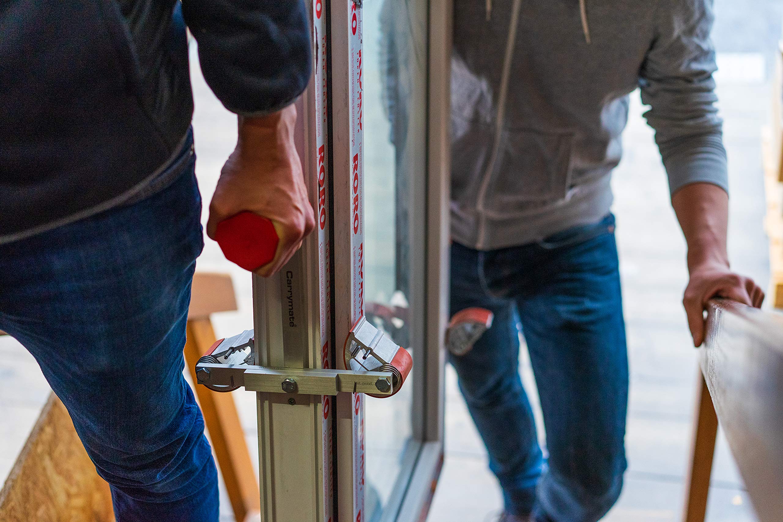 XL Plattenträger - komfortable Tragehilfe für Fensterprofile, Heizkörper, Marmorplatten, u.v.m.