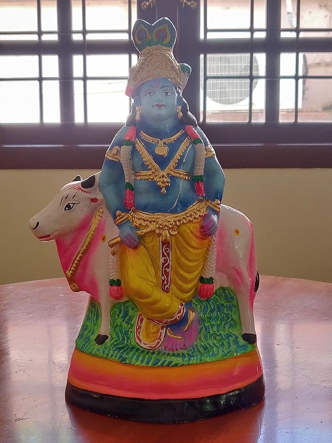 Buy Breeze Handicrafts Paper Mache Golu Dolls Bala Krishna Statue