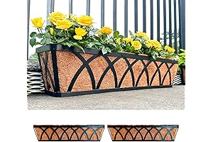 24" Window Flower Box with Coco Liner (2-Pack)