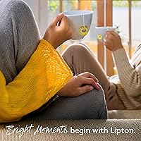 Vista 5 de Lipton Yellow Label International Blend Té premium Té negro Sabor rico para Chai tradicional Té suelto 31.75 oz (paquete de 1)