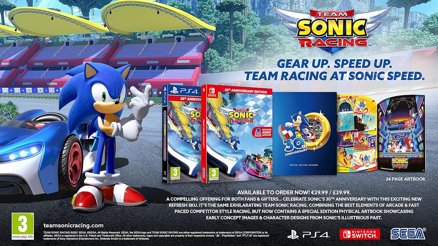 Team Sonic Racing 30th Anniversary Edition (PS4) - Image 2