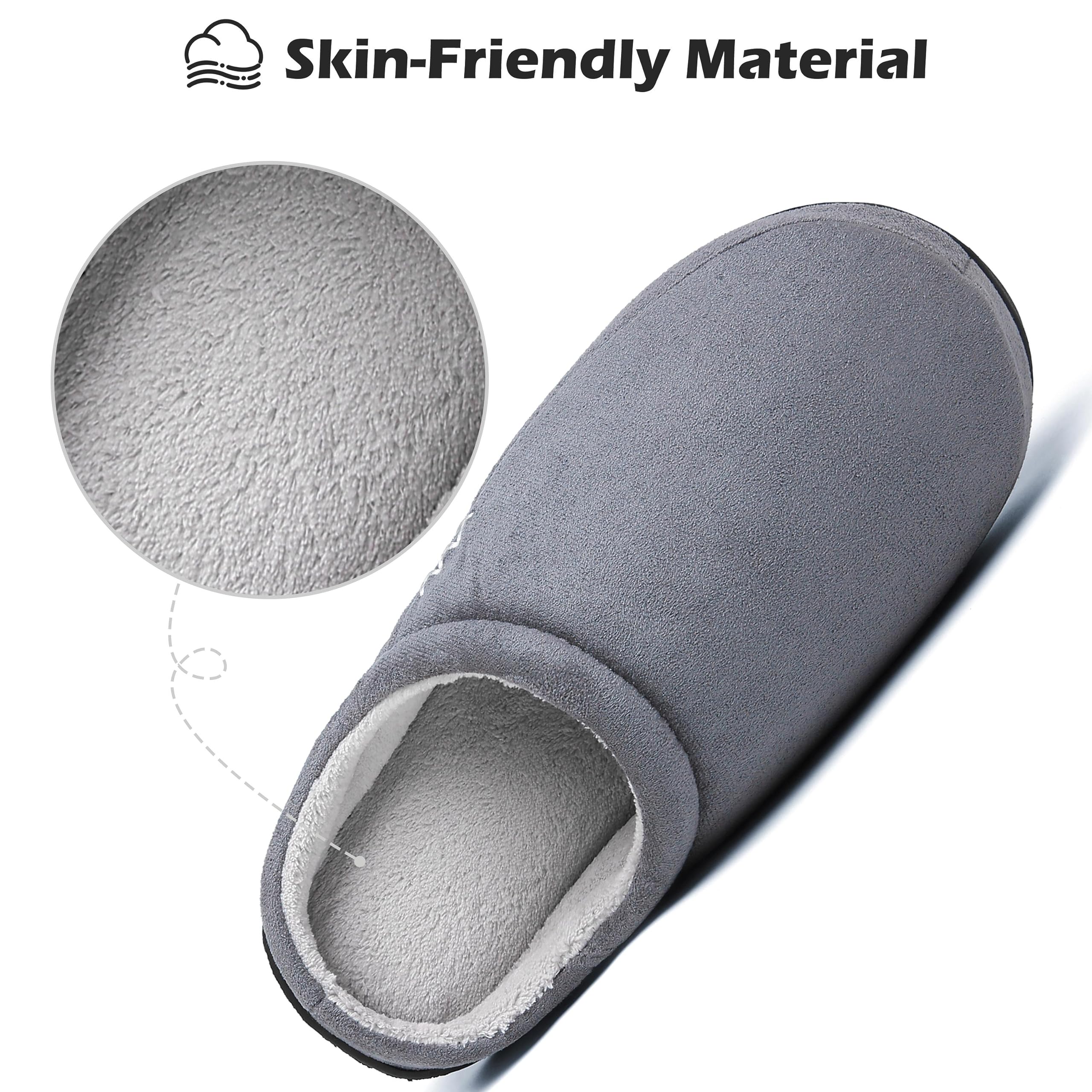 Mishansha Pantofole in Memory Foam per Uomo Donna Antiscivolo Ciabatte Invernali
