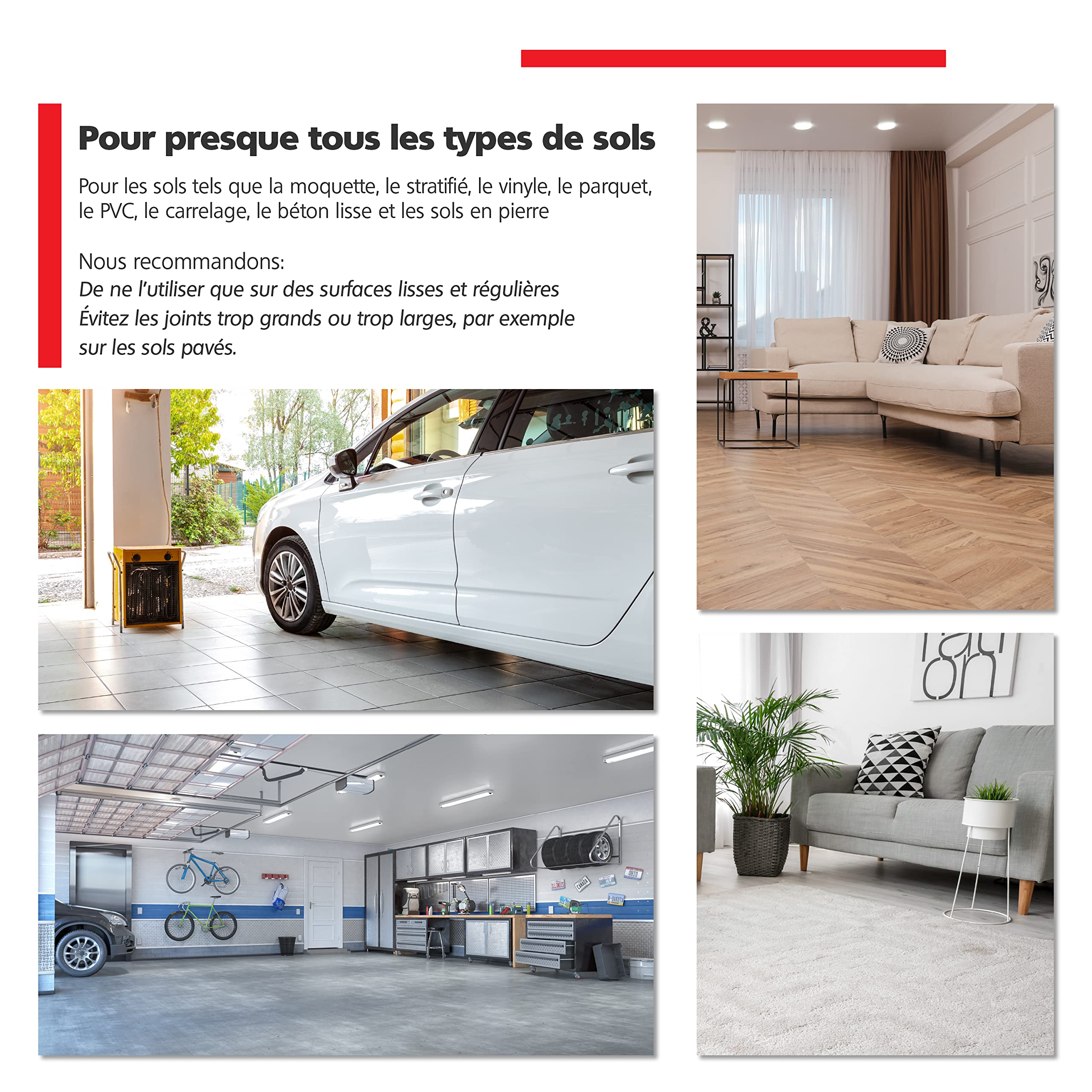RAVN HAMAN Jeu de 4 Roulettes pour meubles 50 mm - Roulettes pivotantes avec frein jusqu'à 100 kg par roue - Roulettes charge lourde pour usage intérieur et extérieur - Roulettes industrielles