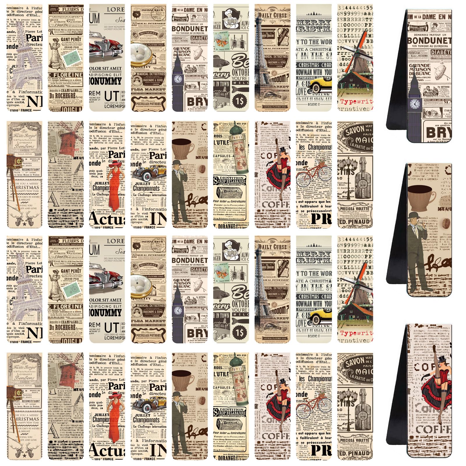 36 Piezas Magnetic Bookmarks Set,Clip de Página Magnético Marcadores,Marcapáginas Magnéticos,Marcapaginas Niños,Marcadores de Libro Magnéticos