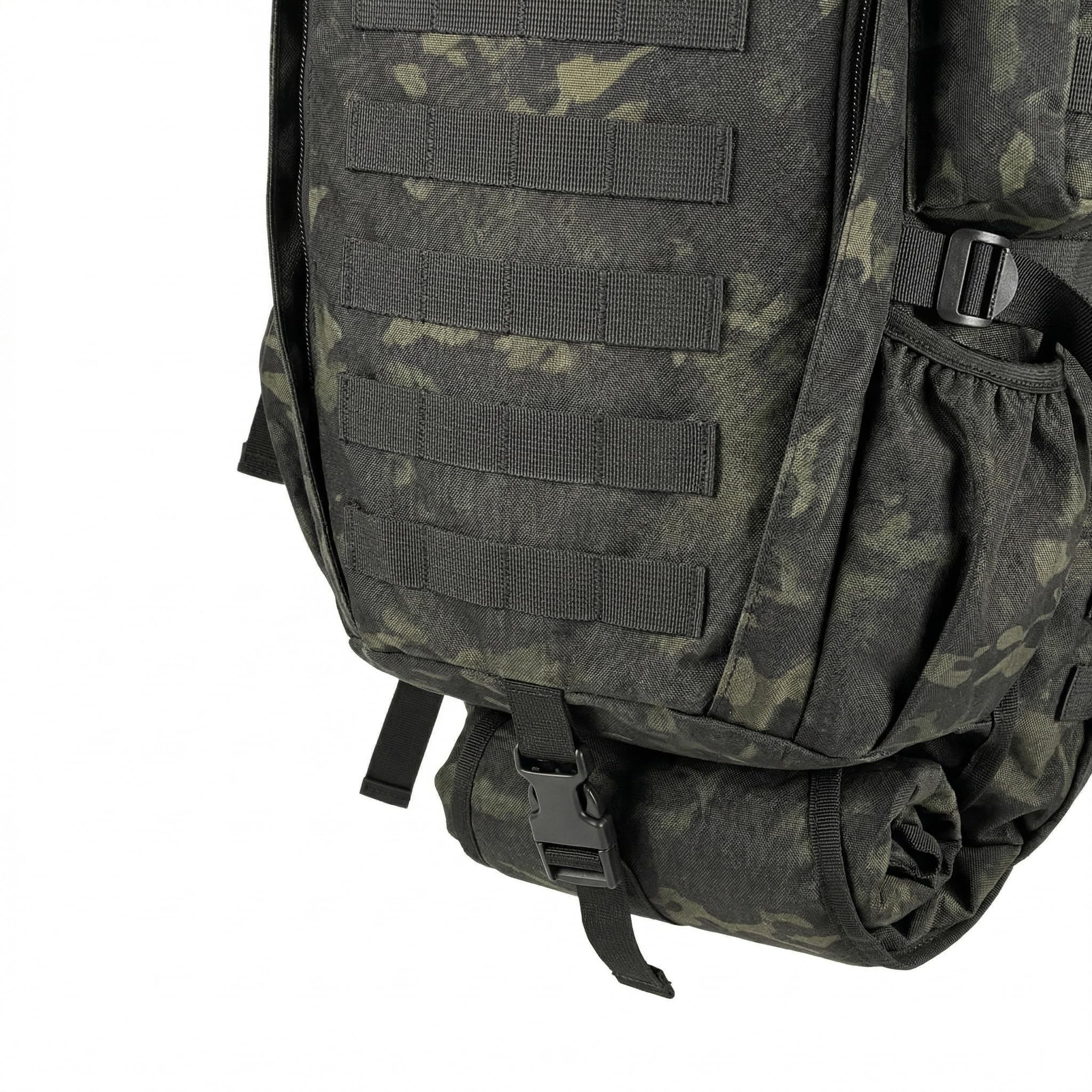 Alephnull Mochila táctica para Rifle Bolsa telescópica Doble para Armas 86-112 cm Funda Impermeable para Rifle Compatible con MOLLE para Caza, Tiro, Pesca, Senderismo, Trekking y Acampada