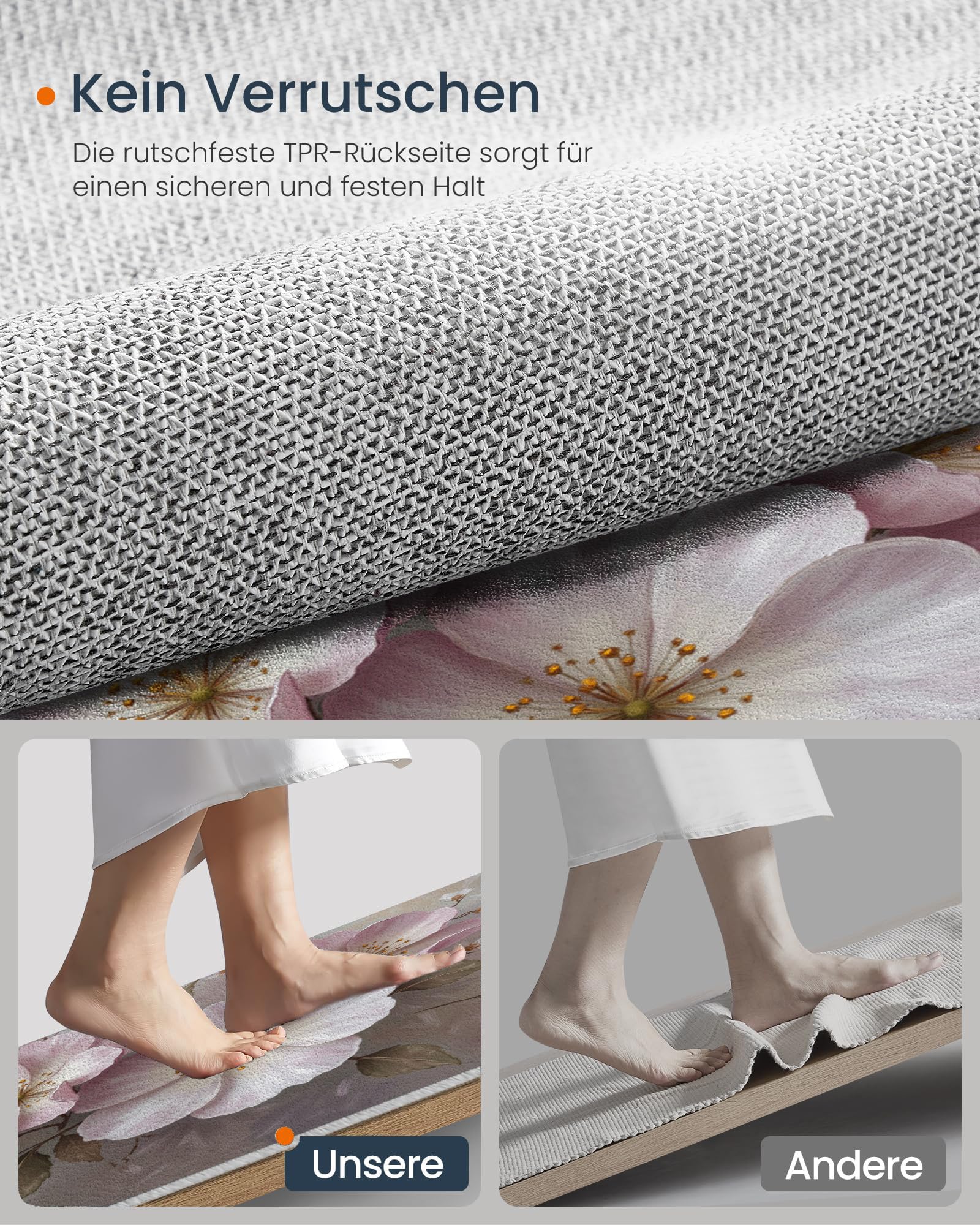 Paillasson Entree Interieur et Exterieur 80x120cm - Paillasson Fleurs De Rêve Classiques antidérapant - Tapis en flanelle résistant et Absorbant la saleté - Tapis Lavable en Machine - Aquarelle Lotus