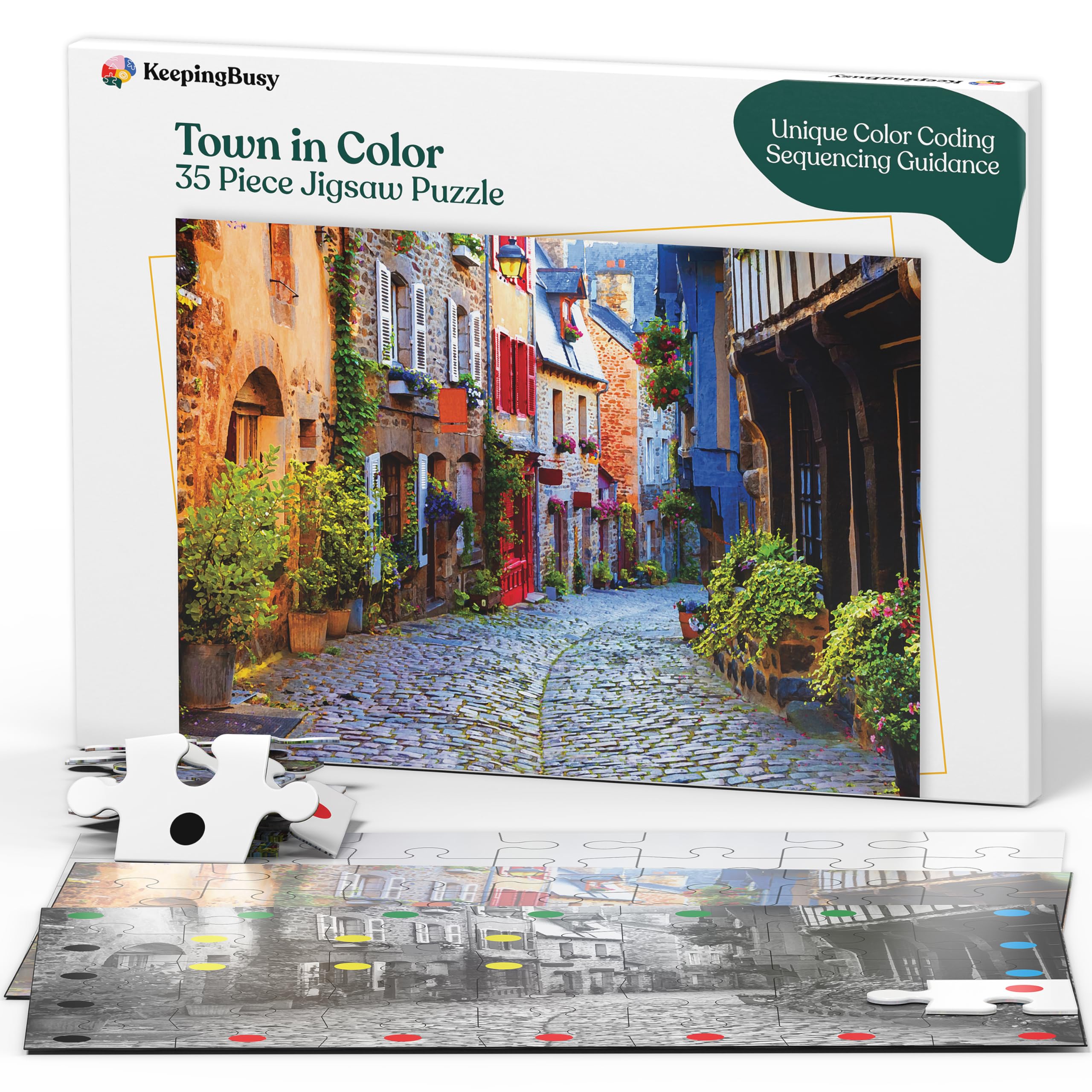 Keeping Busy Town Dementia Puzzles Activities for Seniors