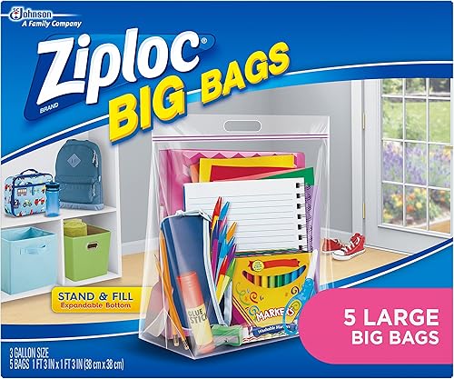 Bolsa grande de cierre doble Ziploc DW65676 Transparente 1 1