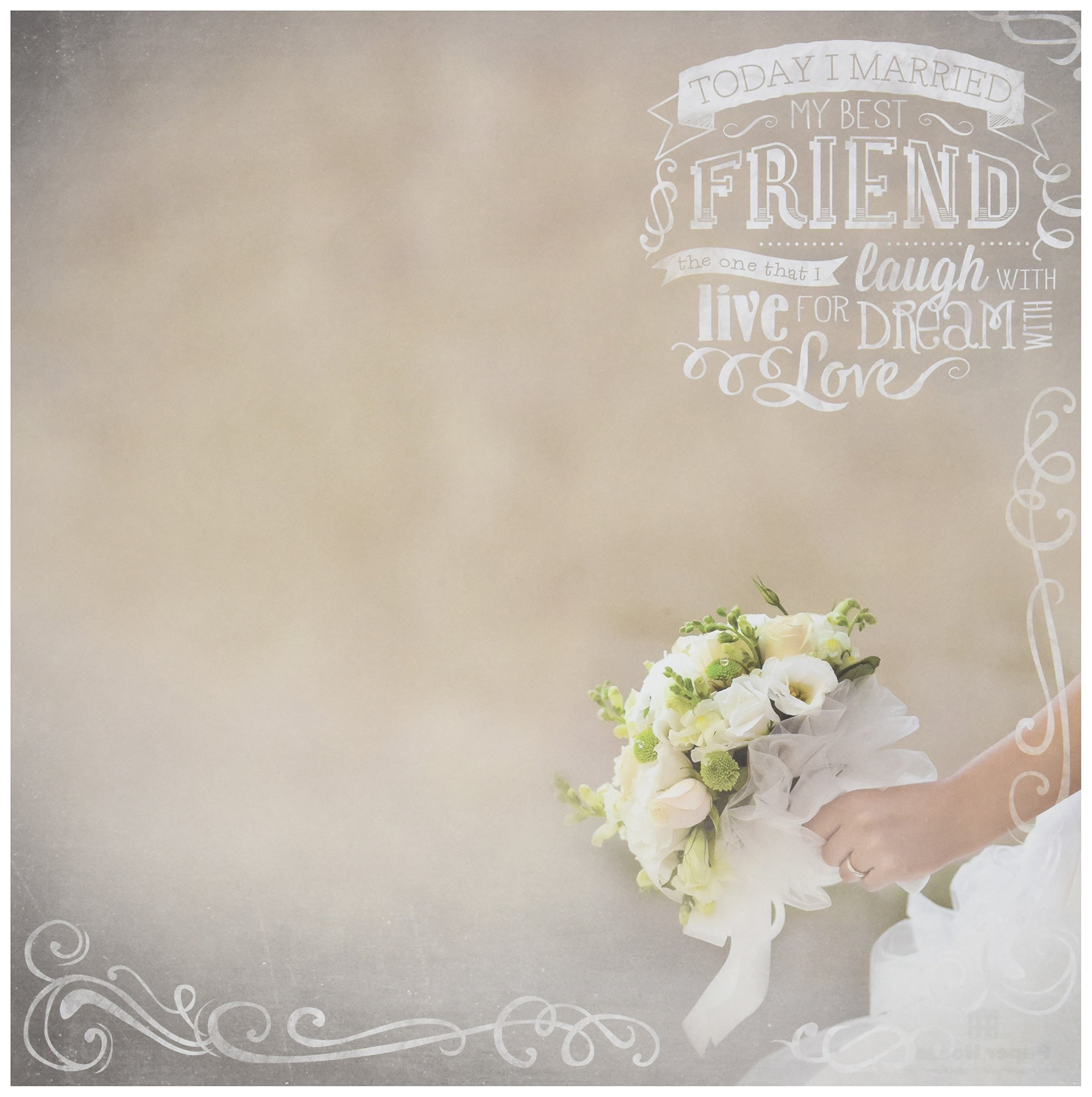 Papier DE Mariages Bouquet 30,5 cm de haute densité pour découpe propre en lot de 25