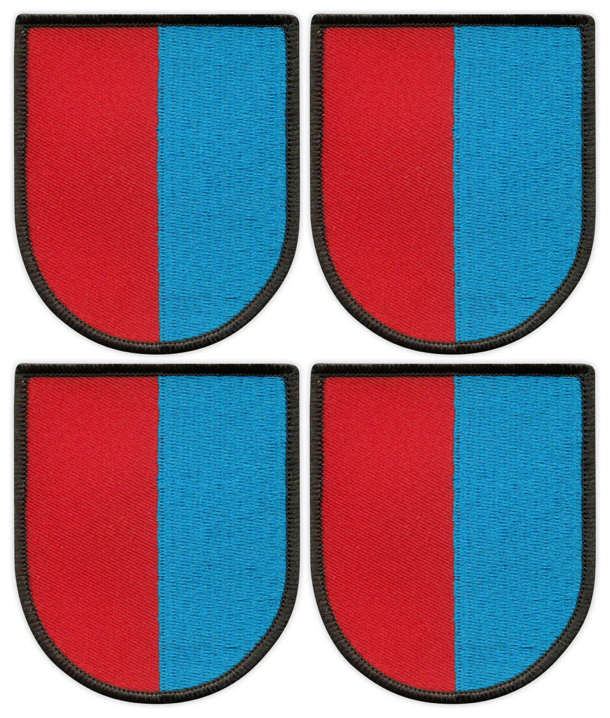 Lot De Quatre - Patchion Armoiries Du Tessin - Cantons De Suisse - Fermoir Noir (Crochet Et Boucle) - Patch/Badge/Insigne Brodé