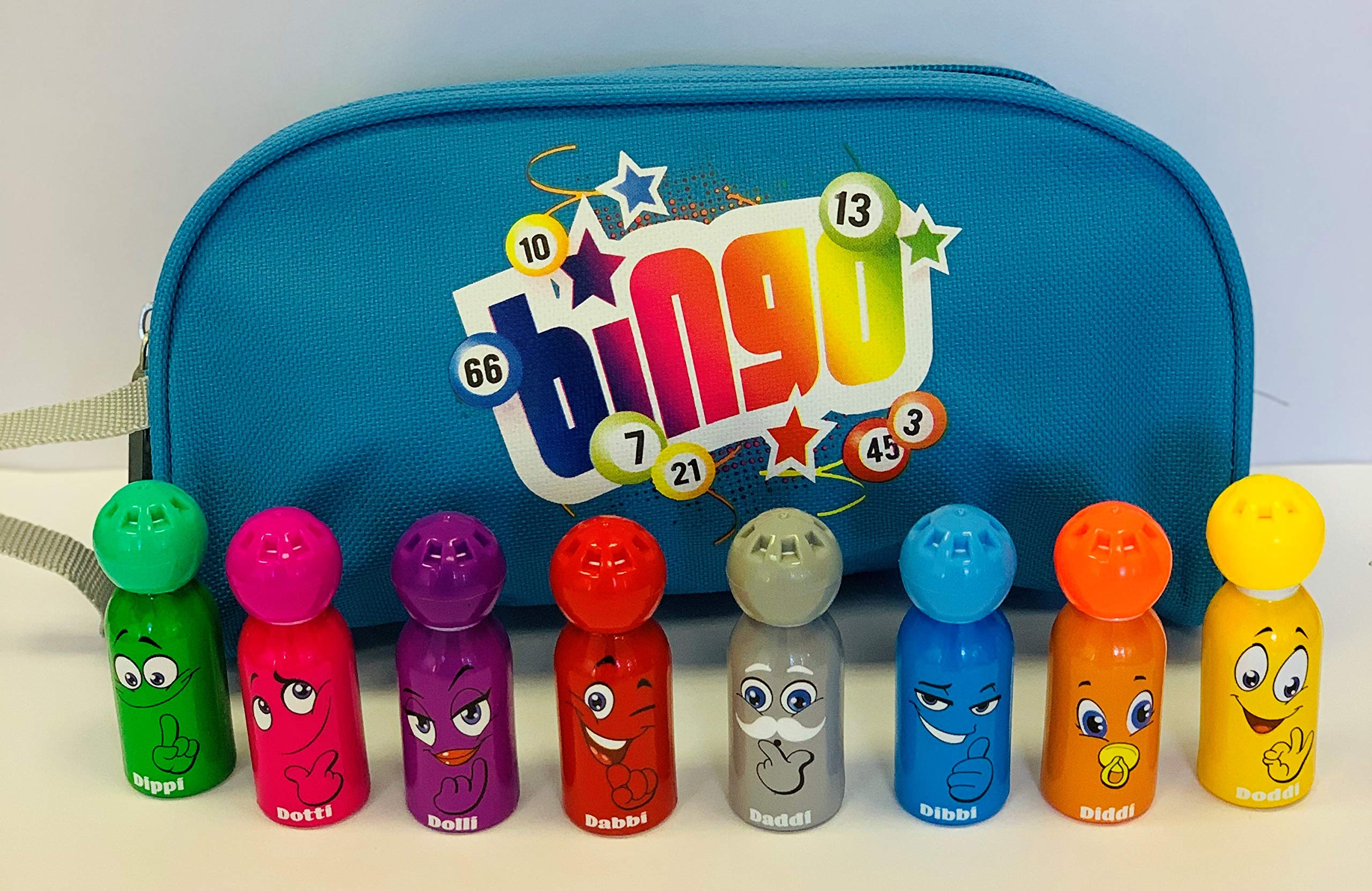 Thomas & Anca Club Supplies Ltd Bingo Dabbers & Dabber Case Set for Bingo Lover Bingo Player Xmas Gift Present G 8 Diddi