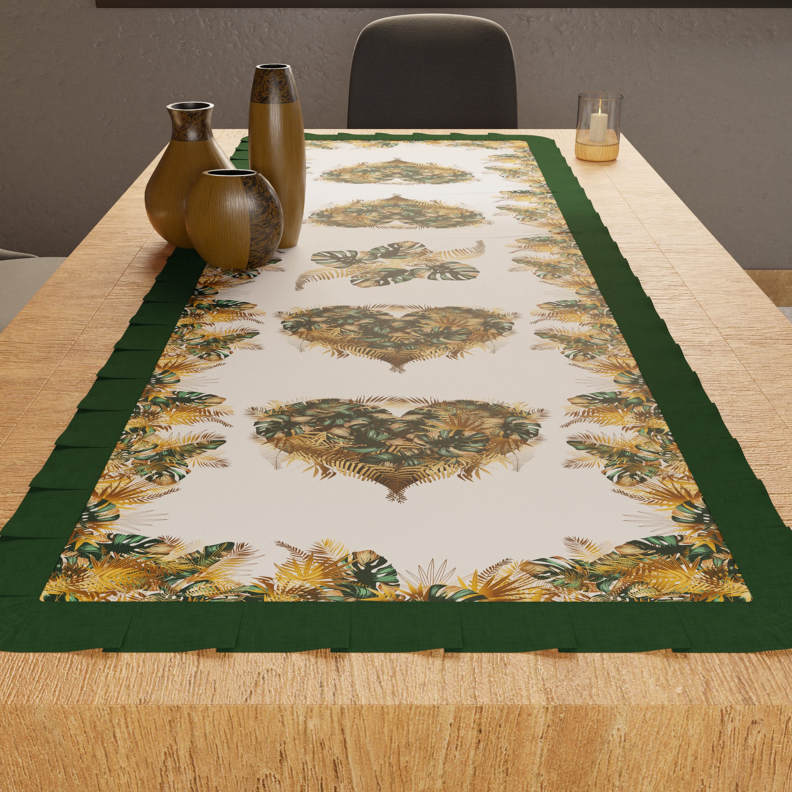PETTI Artigiani Italiani - Table runner, kitchen runner, table runner, digital print, Tropical 04, 100% made in Italy - Image 2