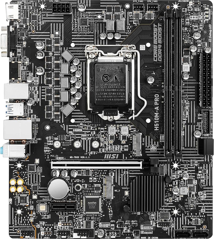 【動作品】エムエスアイ H510Mマザーボード H510M PRO メモリ付き 91MSKaWU0KS._UF1000,1000_QL80_.jpg