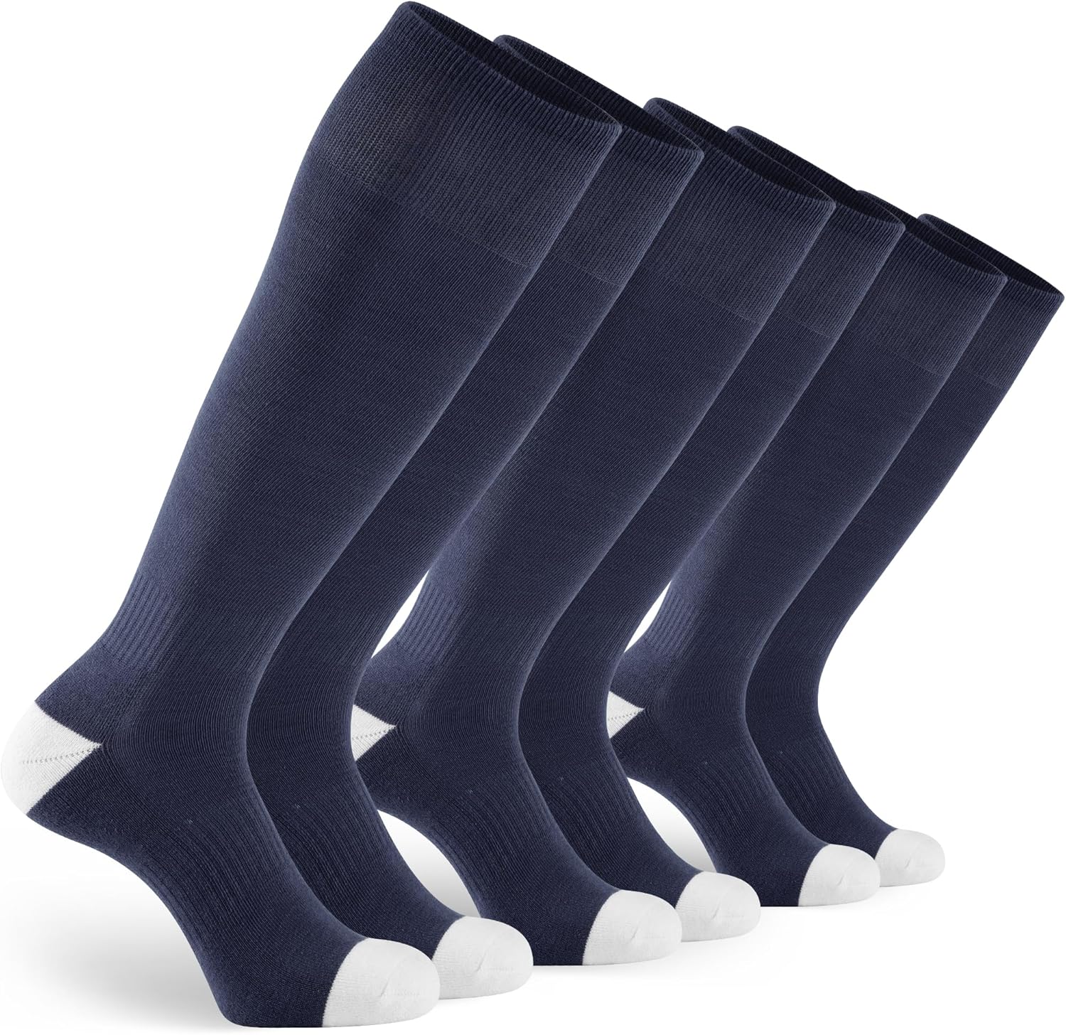 GRAPMKTG 3 Pairs Soccer Football Socks for Youth Baseball Softball Socks for Women and Men Boys Girls