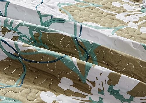 Vista 2 de Juego de edredón Home Collection con estampado de flores, tamaño grande