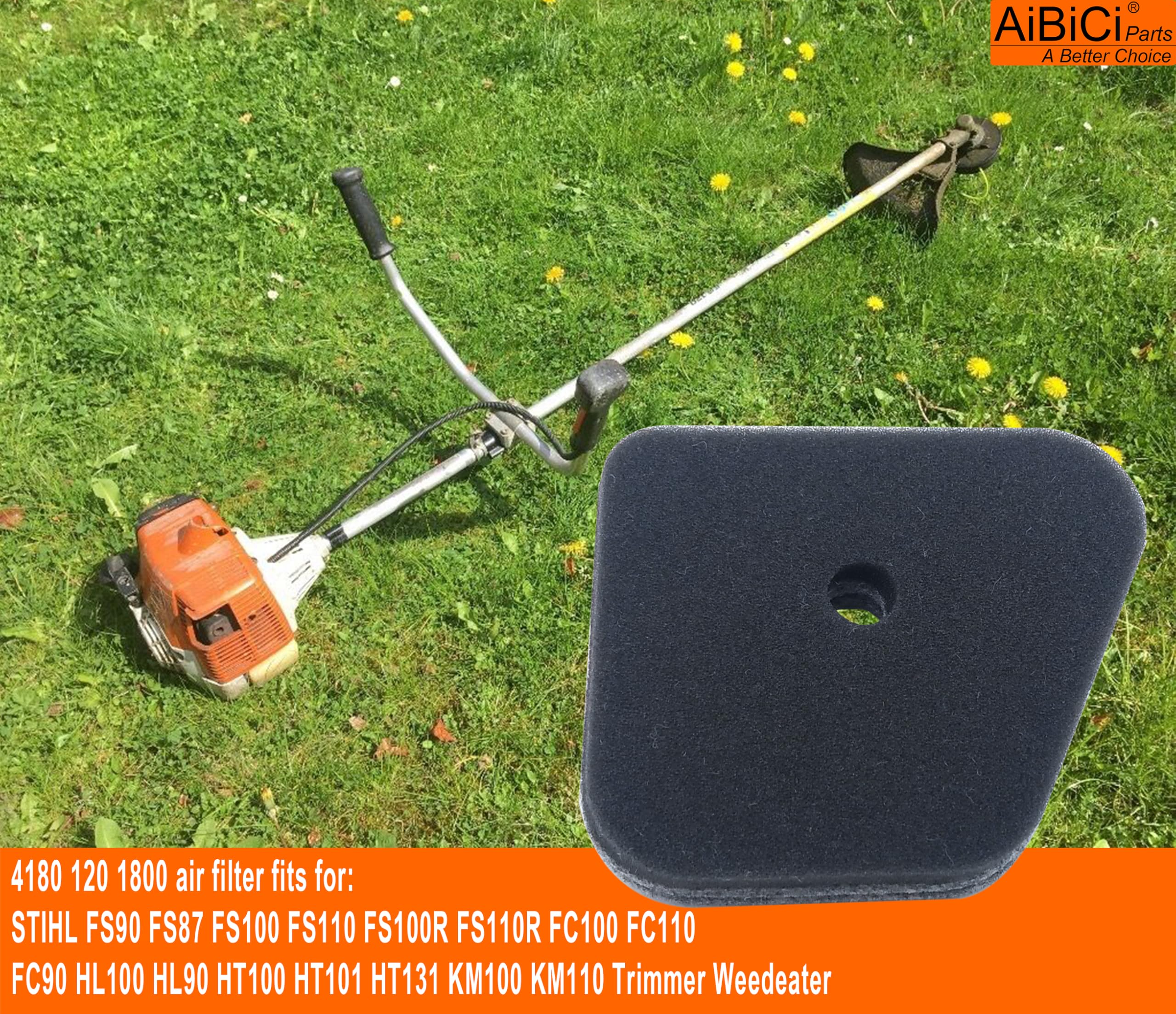 ADEFOL Luftfilter Set Für Stihl Freischneider & Trimmer - Inkl. Zündkerze, Kraftstofffilter, Schlauch - Passt Für FS94, FS90, HL100, HT131 Uvm.